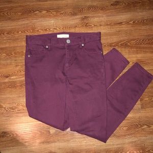 Maroon Jeggings